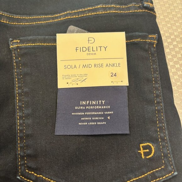 Fidelty - Sola Mid Rise Ankle - 24W 27L - Blue - (Inv 218) - Picture 4 of 5